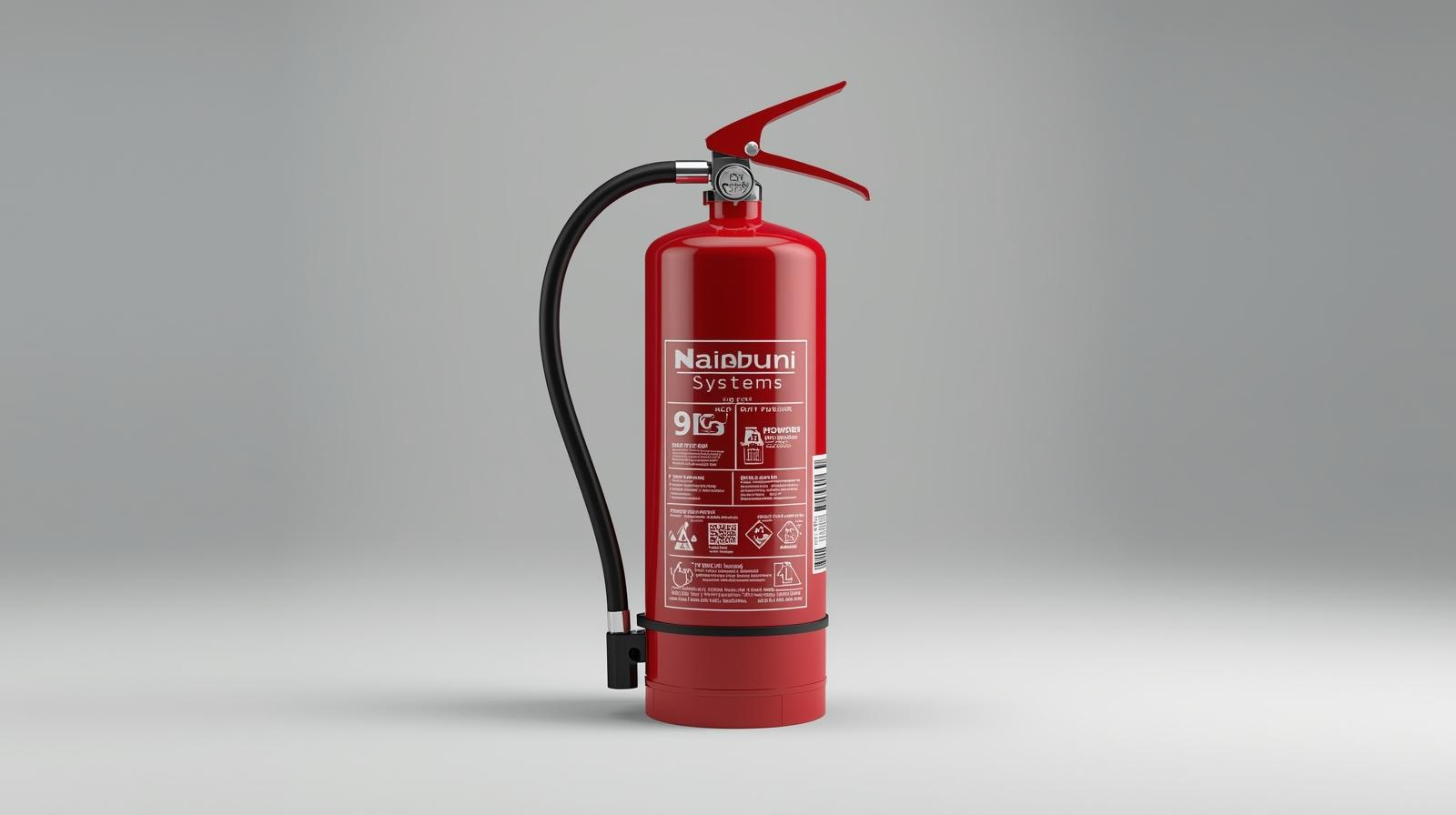 9KG Dry Powder Fire Extinguisher 2